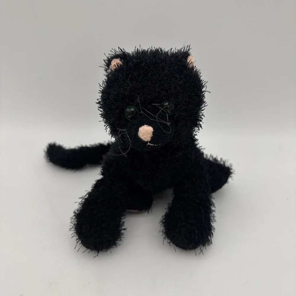 Ganz Webkinz Black Cat Plush Kitten Stuffed Animal